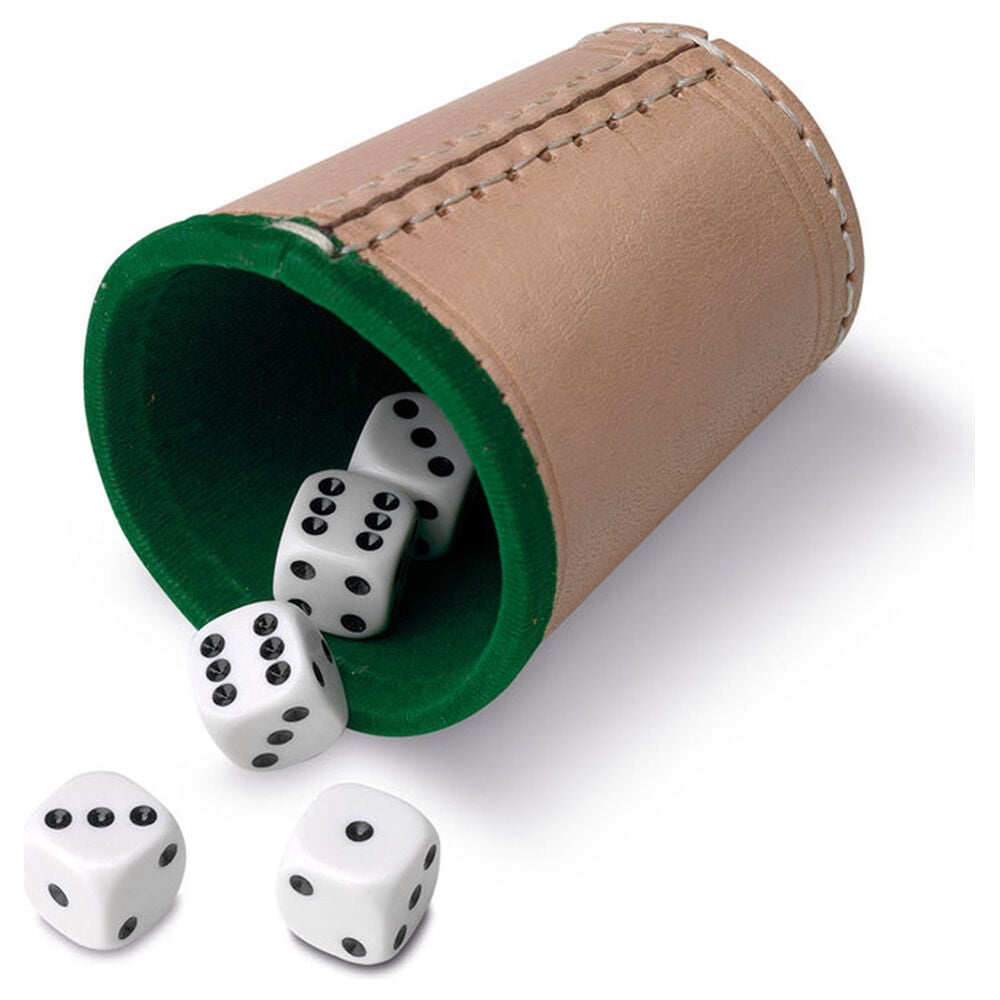 Cubilete Cuero y 5 Dados puntos — vista adicional del producto