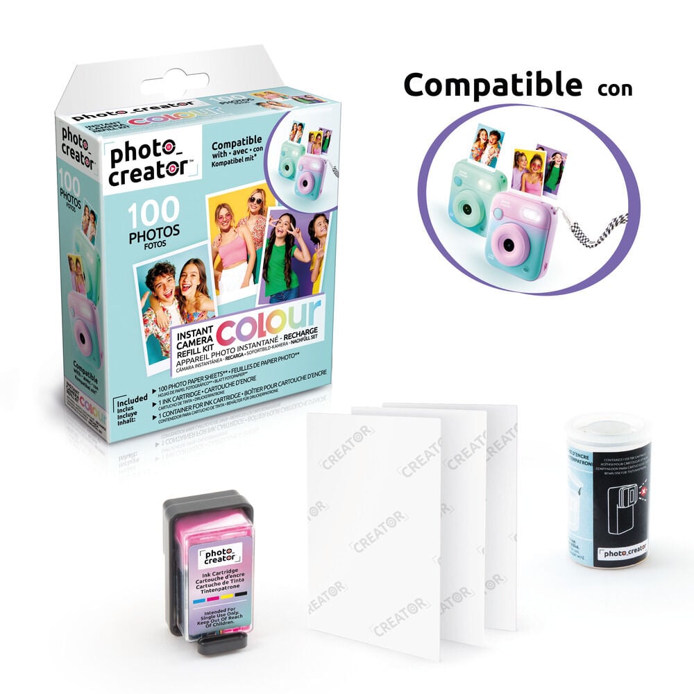 Set camara instantanea papel colores Photo Creator — vista adicional del producto
