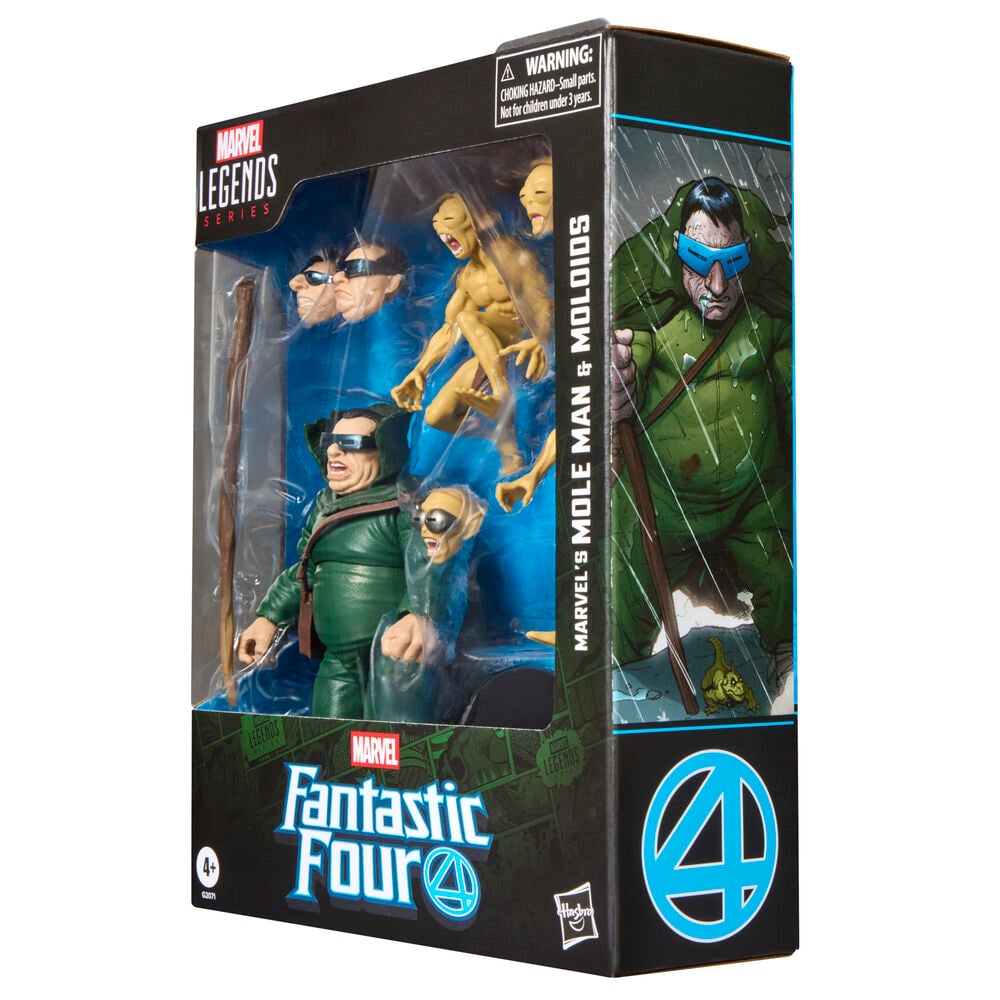 Blister 3 figuras Marvels Mole Man & Moloios Marvel Fantastic Four 15cm — vista adicional del producto