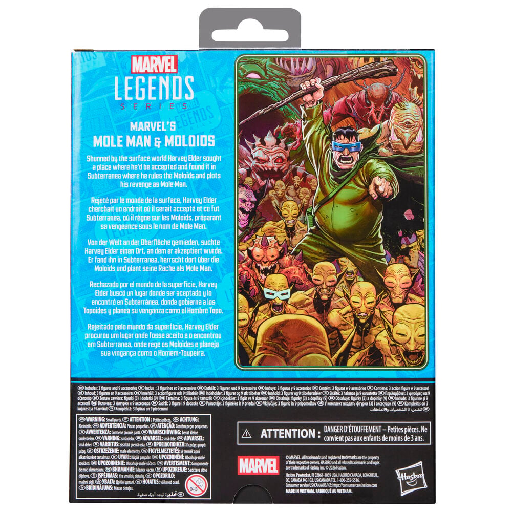 Blister 3 figuras Marvels Mole Man & Moloios Marvel Fantastic Four 15cm — vista adicional del producto