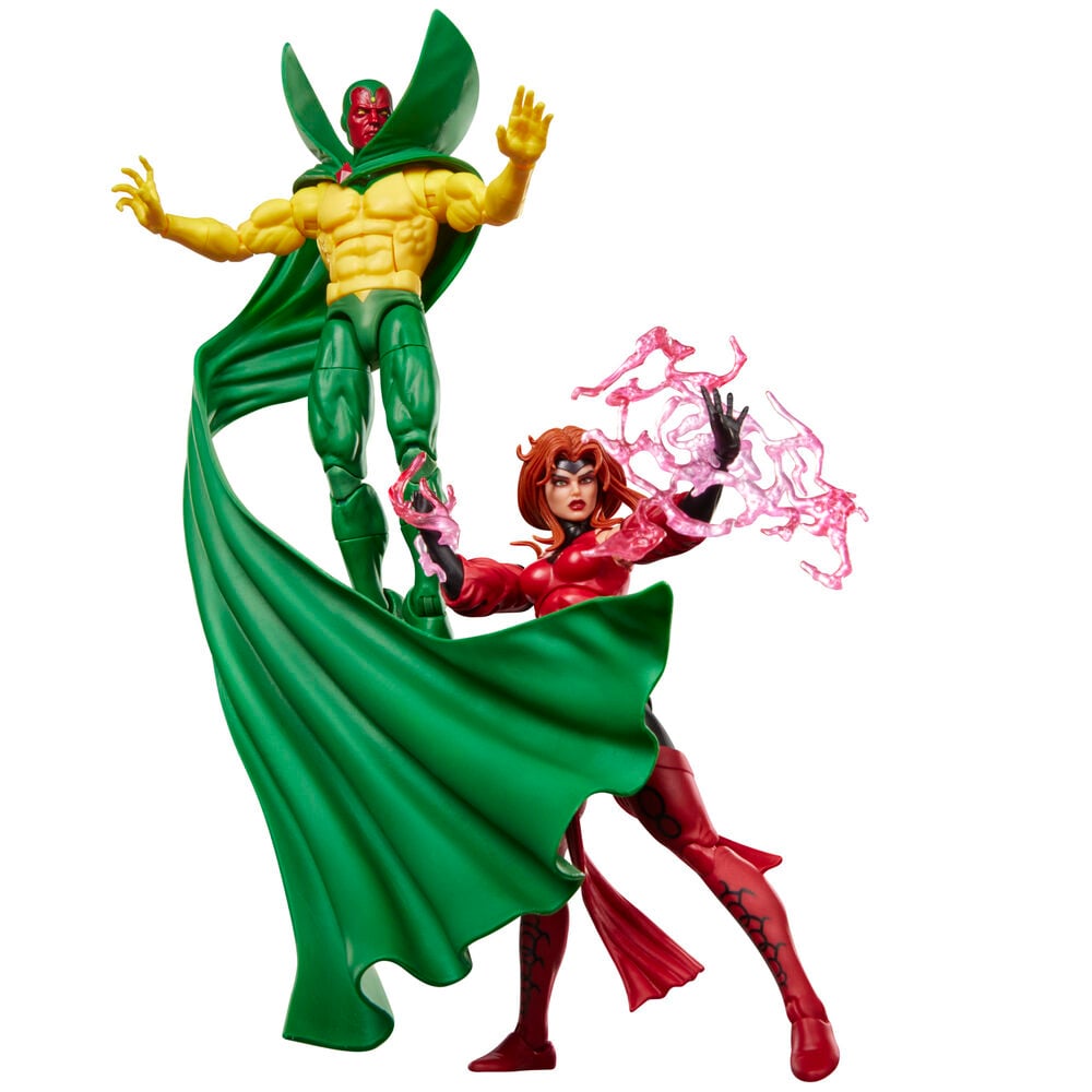 Blister 2 figuras Vision y Scarlet With Avengers Earts Mightiest Heroes Marvel Legends Series 15cm — vista adicional del producto