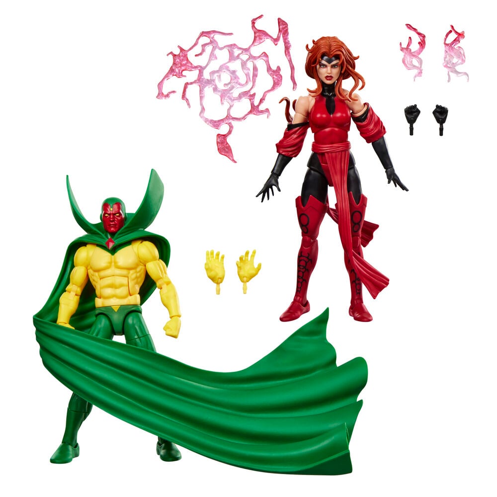 Blister 2 figuras Vision y Scarlet With Avengers Earts Mightiest Heroes Marvel Legends Series 15cm — vista adicional del producto