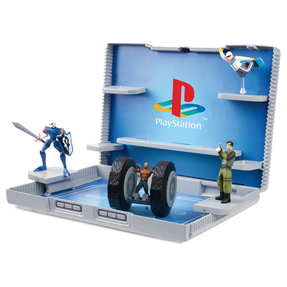 Diorama Heroe Boss Level PlayStation — vista adicional del producto