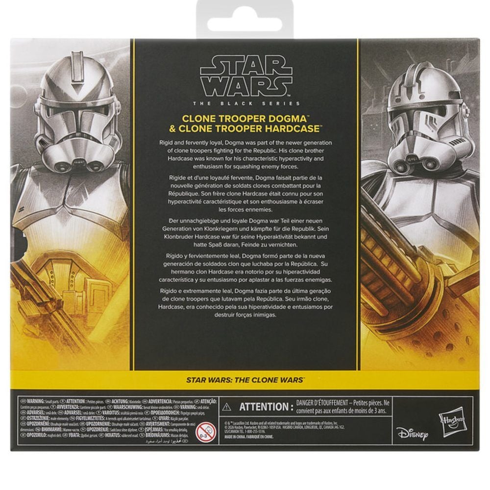 Blister 2 figuras Clone Trooper Dogma & Clone Trooper Hardcase Star Wars 15cm — vista adicional del producto
