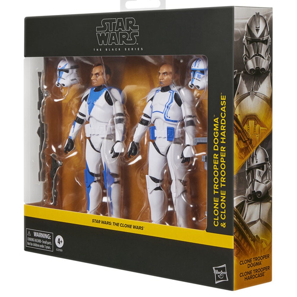 Blister 2 figuras Clone Trooper Dogma & Clone Trooper Hardcase Star Wars 15cm — vista adicional del producto