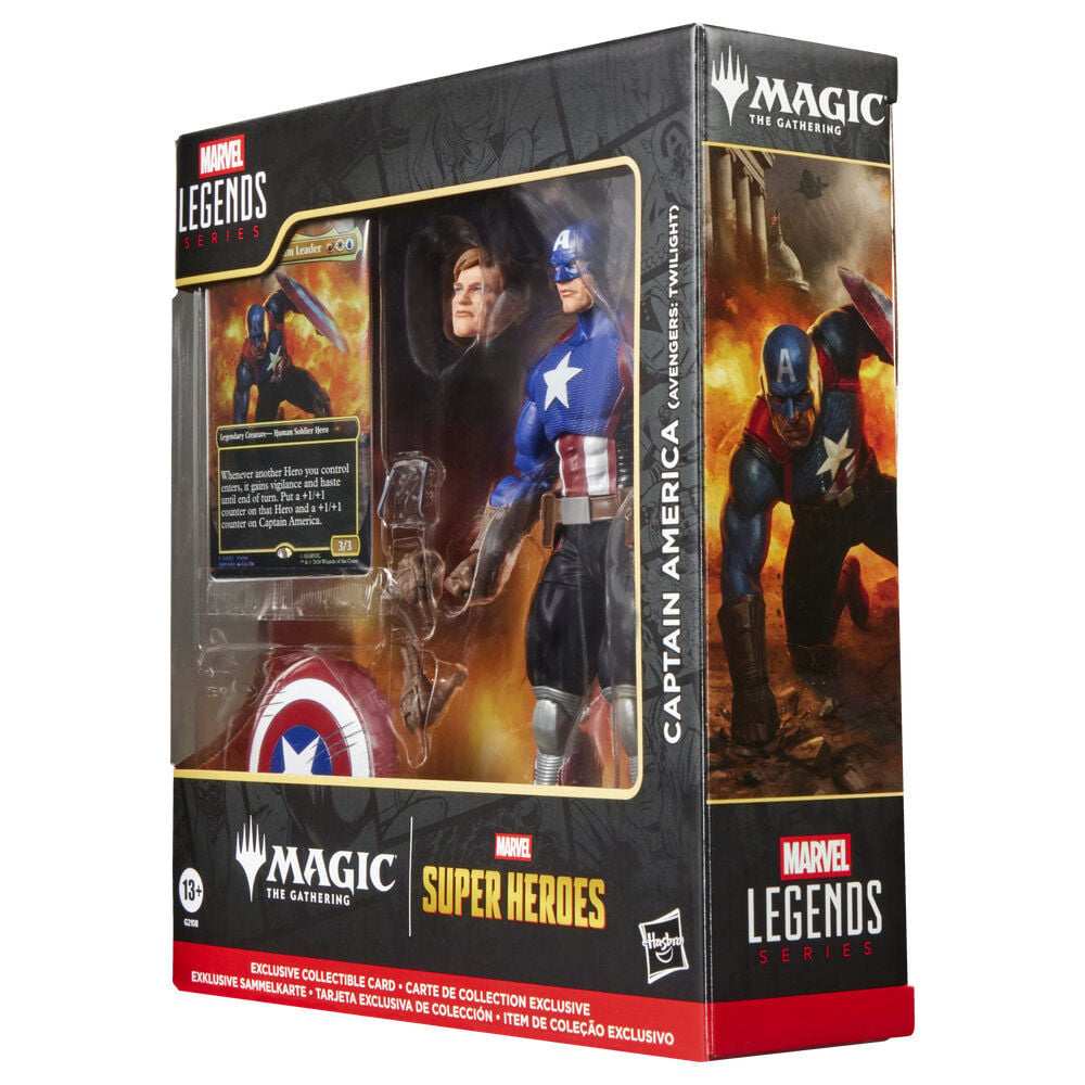 Figura Capitan America Avengers Twilight Magic The Gathering Marvel Legends Series 15cm — vista adicional del producto