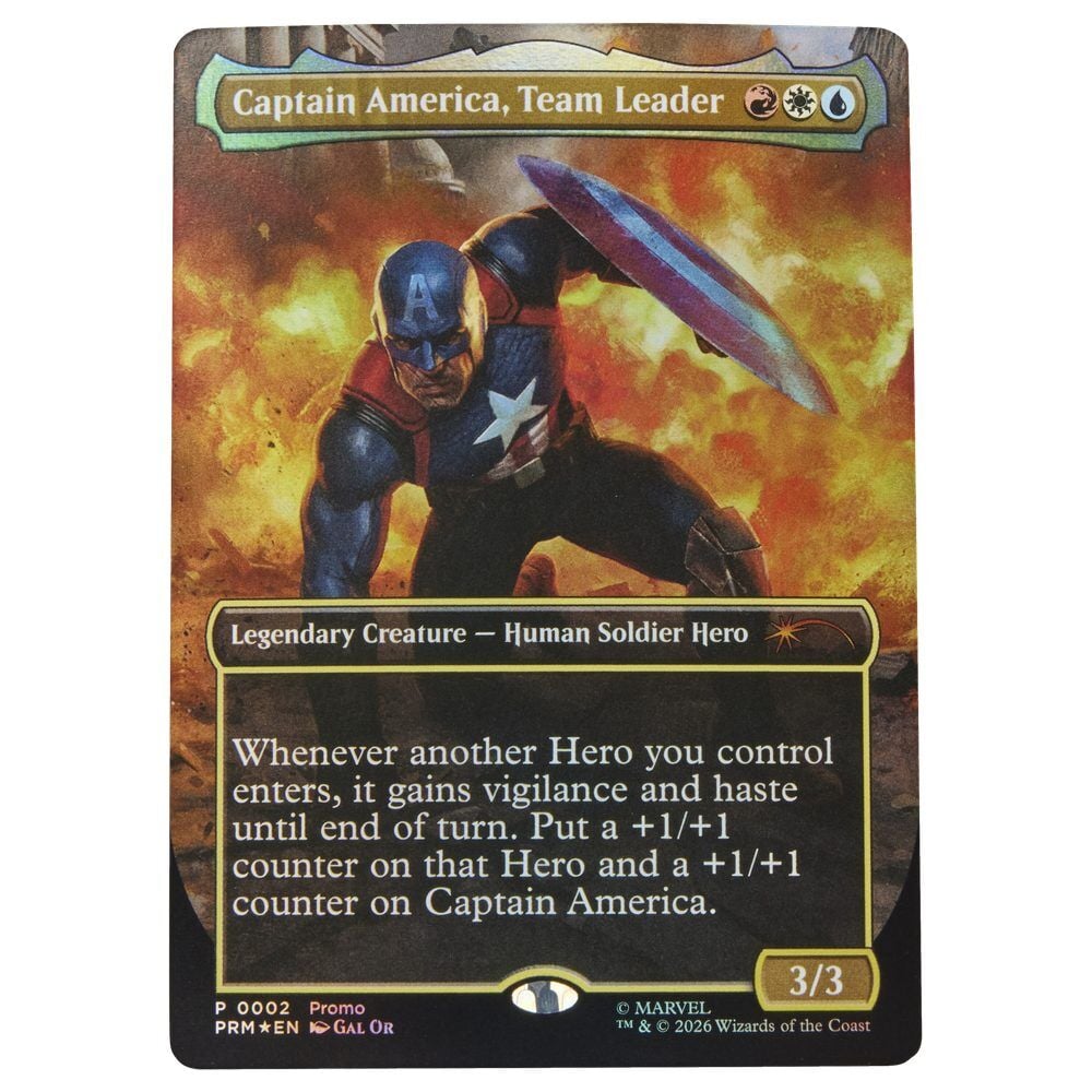 Figura Capitan America Avengers Twilight Magic The Gathering Marvel Legends Series 15cm — vista adicional del producto