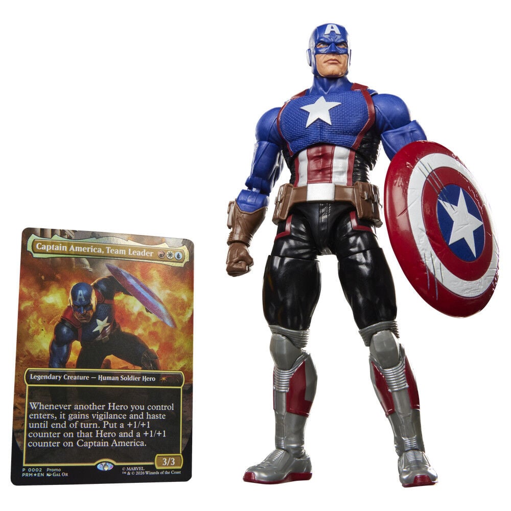 Figura Capitan America Avengers Twilight Magic The Gathering Marvel Legends Series 15cm — vista adicional del producto
