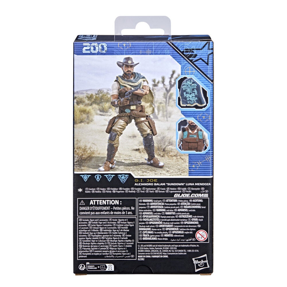 Figura Alejandro Balam Sundown Luna Mendoza G.I. Joe Classified Series 15cm — vista adicional del producto