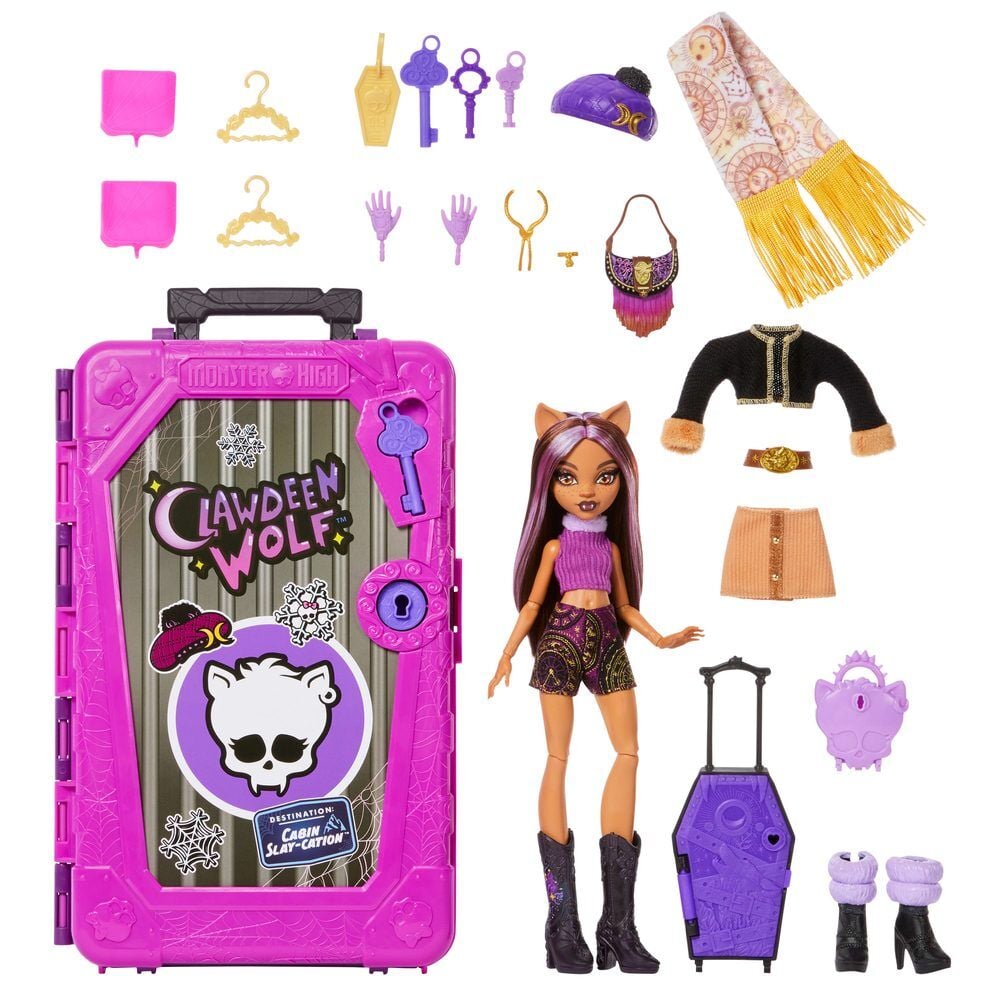 Muñeca Clawdeen Wolf y Armario Skulltimate Secrets Monster High — vista adicional del producto