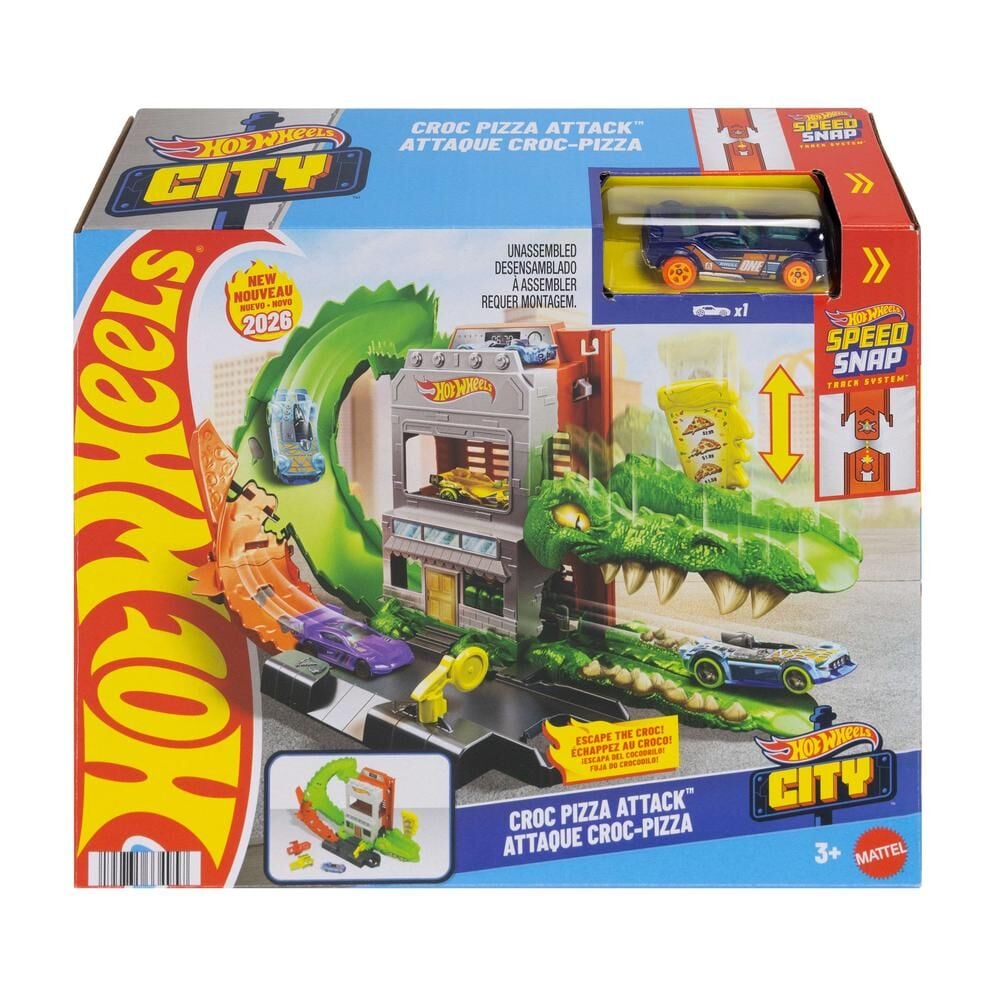 Pista coches Ataque de Cocodrilo Hot Wheels City — vista adicional del producto