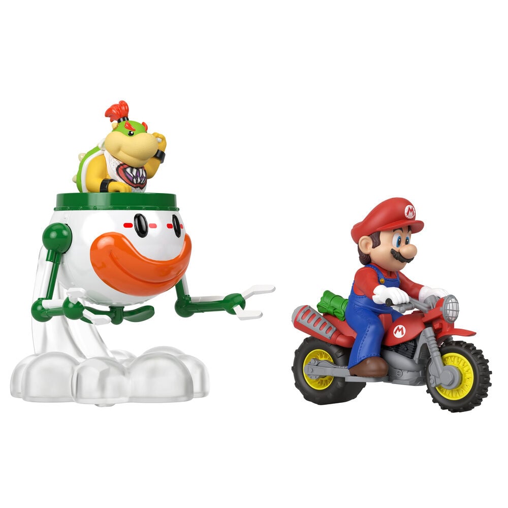 Blister figuras Bowser Jr. & Mario Super Mario Galaxy Hot Wheels — vista adicional del producto