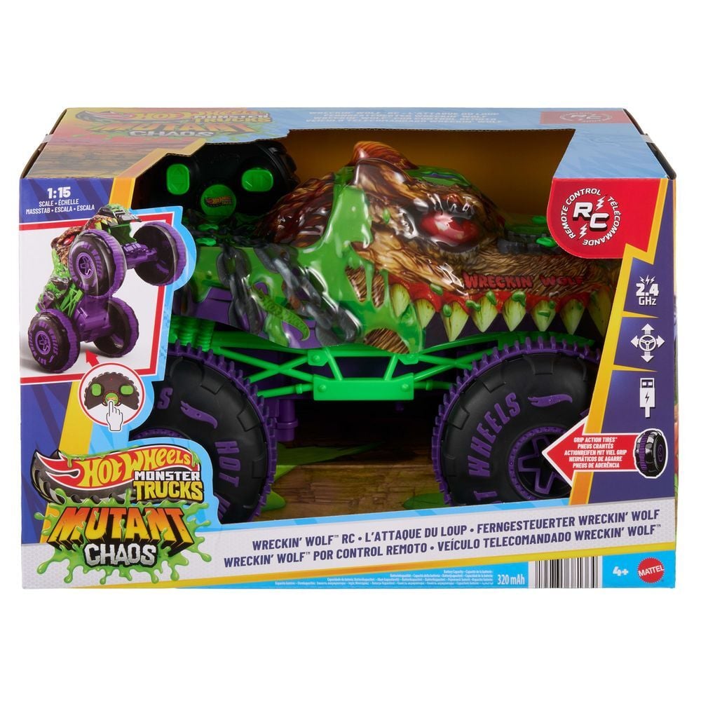 Coche radio control Wreckin Wolf Hot Wheels — vista adicional del producto