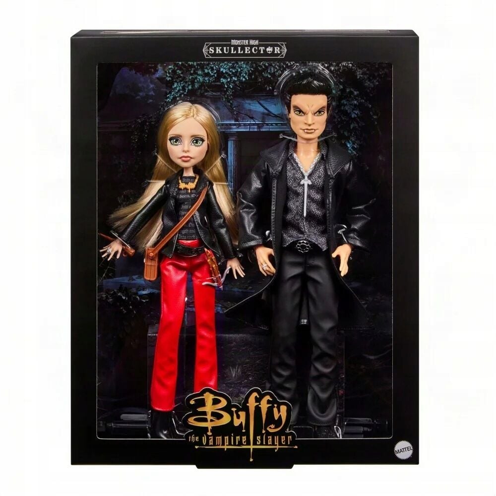 Set 2 muñecos Buffy & Angel Buffy Cazavampiros Monster High Skullector — vista adicional del producto