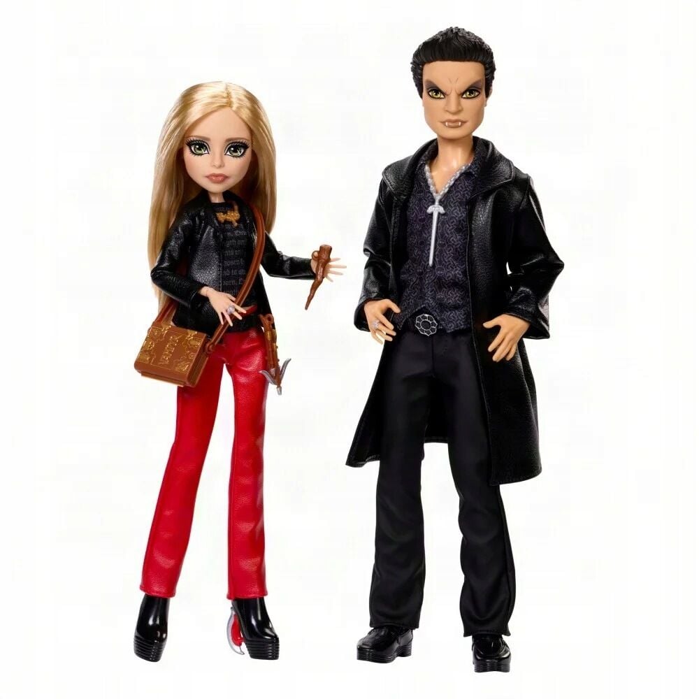 Set 2 muñecos Buffy & Angel Buffy Cazavampiros Monster High Skullector — vista adicional del producto