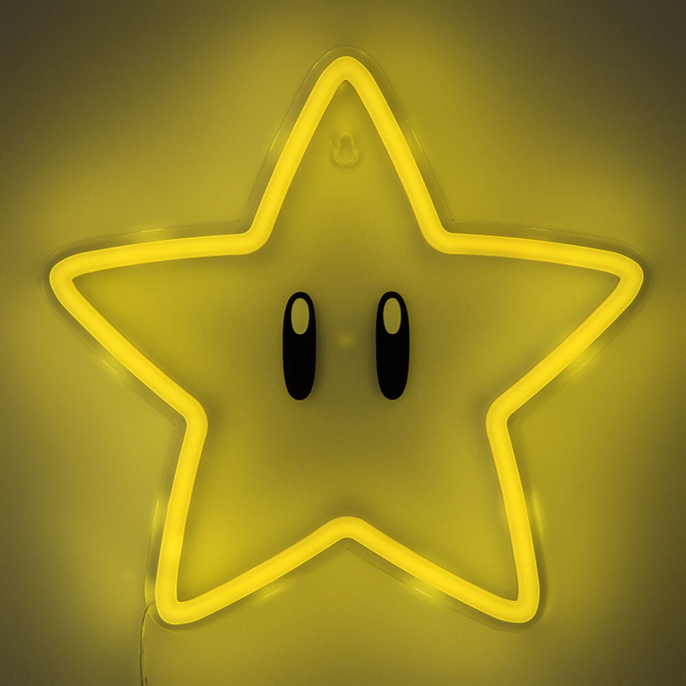Lampara neon pared Super Estrella Super Mario Bros — vista adicional del producto