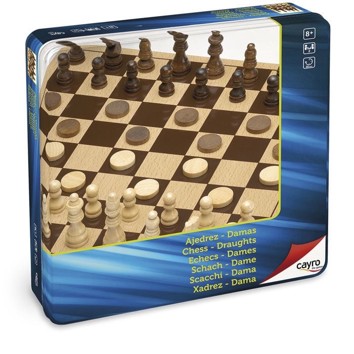 Juego Ajedrez Damas madera — vista adicional del producto